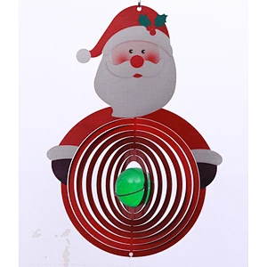 Snowman Wind Spinner With Sun Catcher