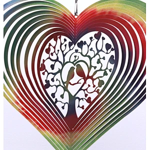 Lovebird Wind Spinner For Garden Decoration