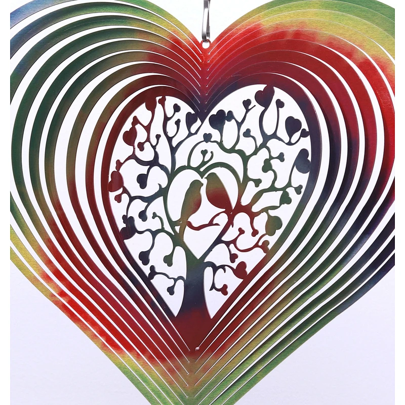 Lovebird Wind Spinner For Garden Decoration