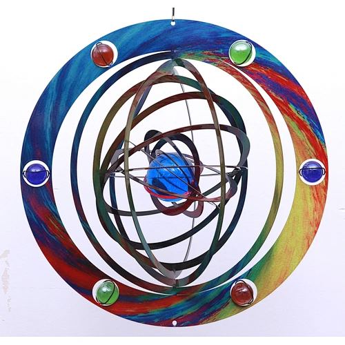 Planet Wind Spinner For Garden Decoration