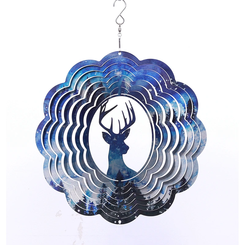 Wapiti Wind Spinner For Garden Decoration