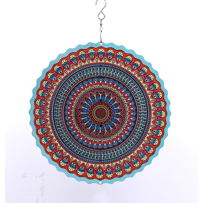 Mandala Wind Spinner For Garden Decoration