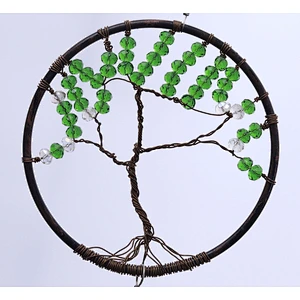 Tree Of Life Crystal Sun Catcher For Home Decoration