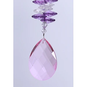 Purple Crystal Sun Catcher For Garden Home Decoration
