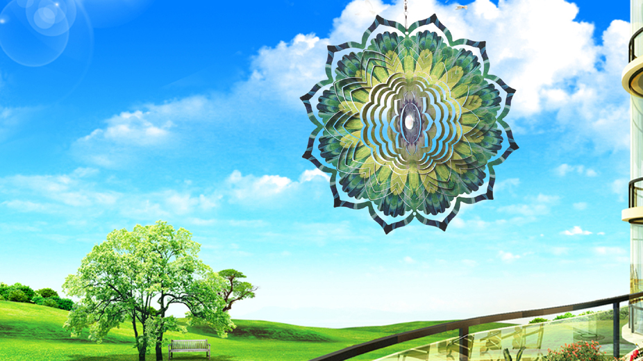 Mandala wind spinner