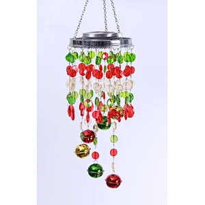 Christmas Spiral Wind Chime Solar Light