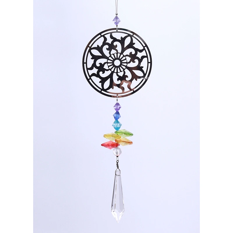 Mandala Crystal Sun Catcher For Garden Home Decoration