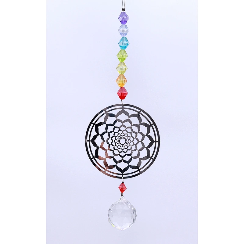 Mandala Crystal Sun Catcher For Garden Home Decoration