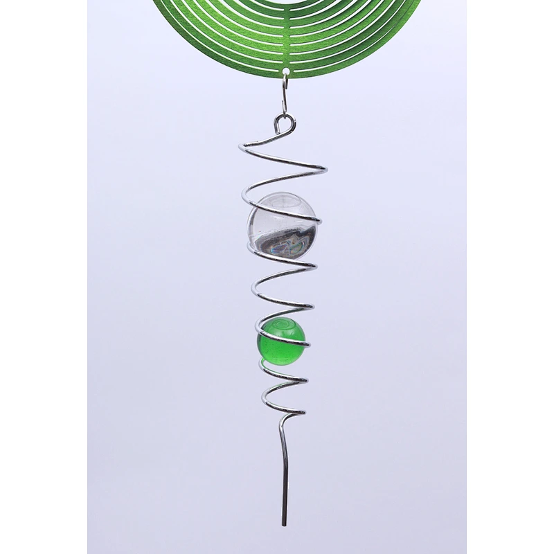 Hummingbird Wind Spinner With Tail Sprial For Garden Decoration