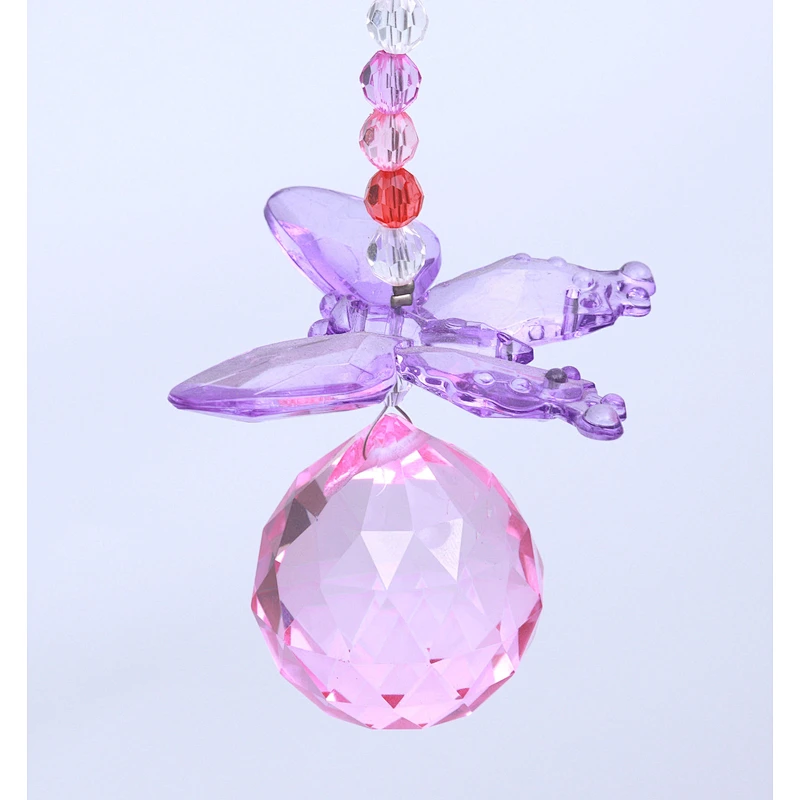 Vivid Butterfly Crystal Pendant Sun Catcher For Home Decoraiton