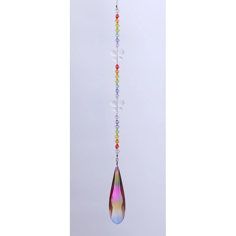 Crystal Pendant Butterfly Sun Catcher For Home Decoration