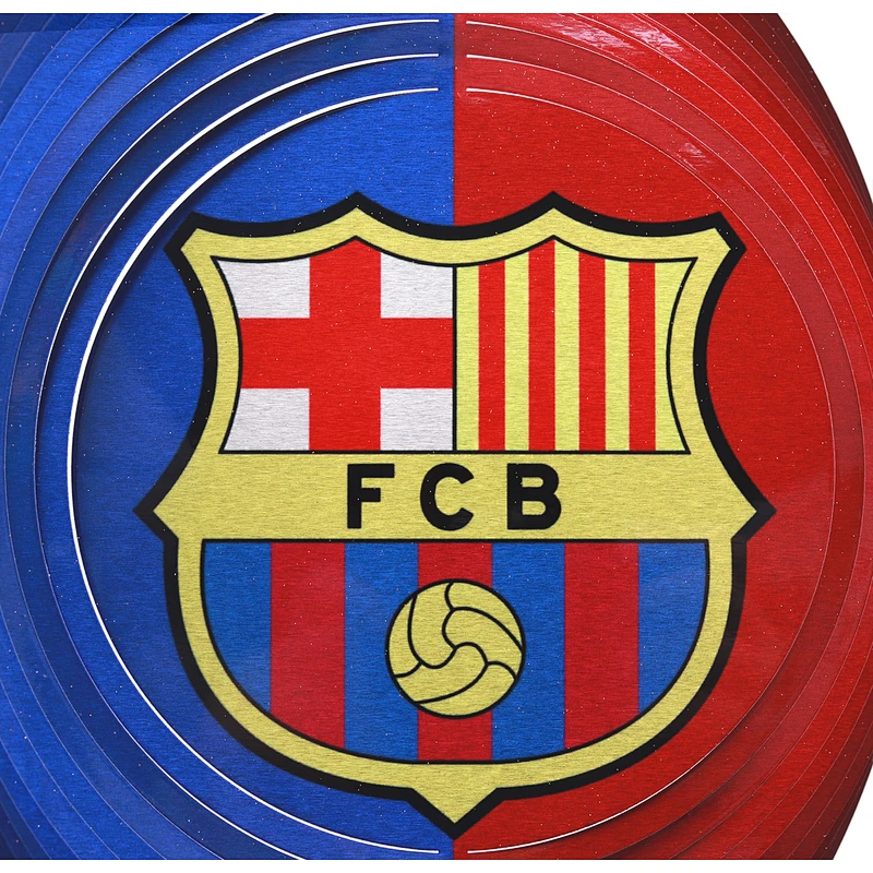 Futbol Club Barcelona Wind Spinner For Garden Decoration