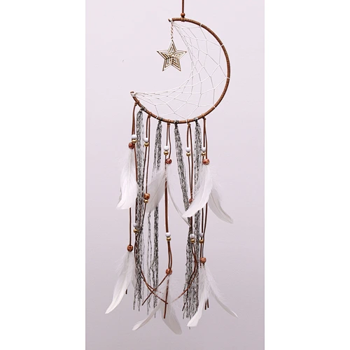 Moon Star India Style Dream Catcher For Bedroom Decoration