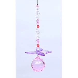 Vivid Butterfly Crystal Pendant Sun Catcher For Home Decoraiton