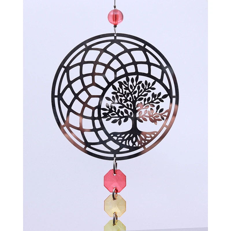Tree Of Life Crystal Sun Catcher For Garden Home Decoration