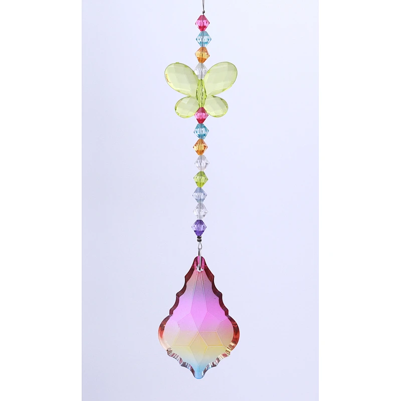 Crystal Pendant Butterfly Sun Catcher For Home Decoration