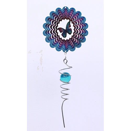 Butterfly Crystal Tail Spinner For Garden  Decoration