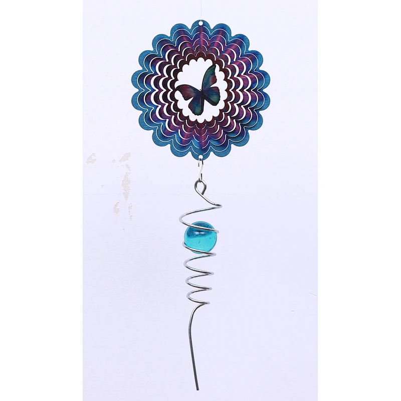 Butterfly Crystal Tail Spinner For Garden  Decoration