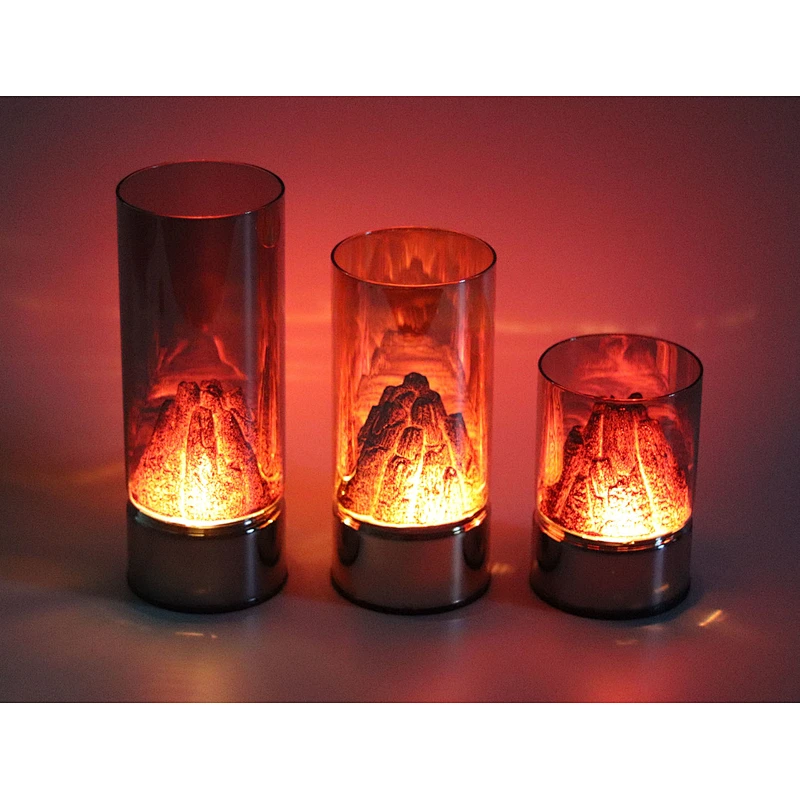 Volcano Team Glass Light For Grass Decoration