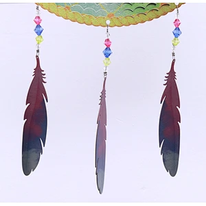 Stainless Steel Tree Of Life Wind Spinner For Gadren Hanging Decoration