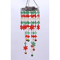 Christmas Snowflake Wind Chime With Solar light