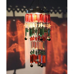 Christmas Wind Chime With Solar Light