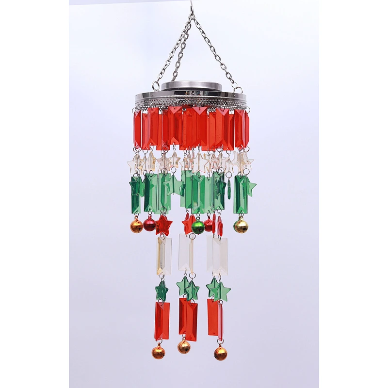 Christmas Wind Chime With Solar Light