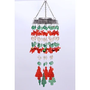 Christmas Wind Chime With Solar Light