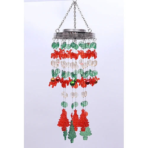 Christmas Wind Chime With Solar Light