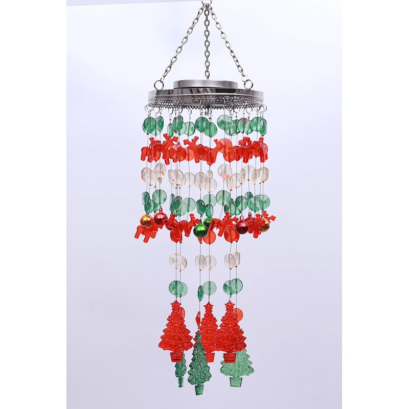 Christmas Wind Chime With Solar Light