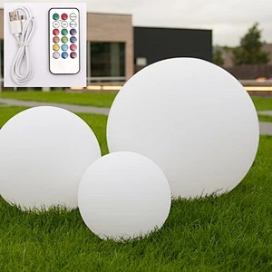 12 Colors Plastic Globe Light With Remote Control