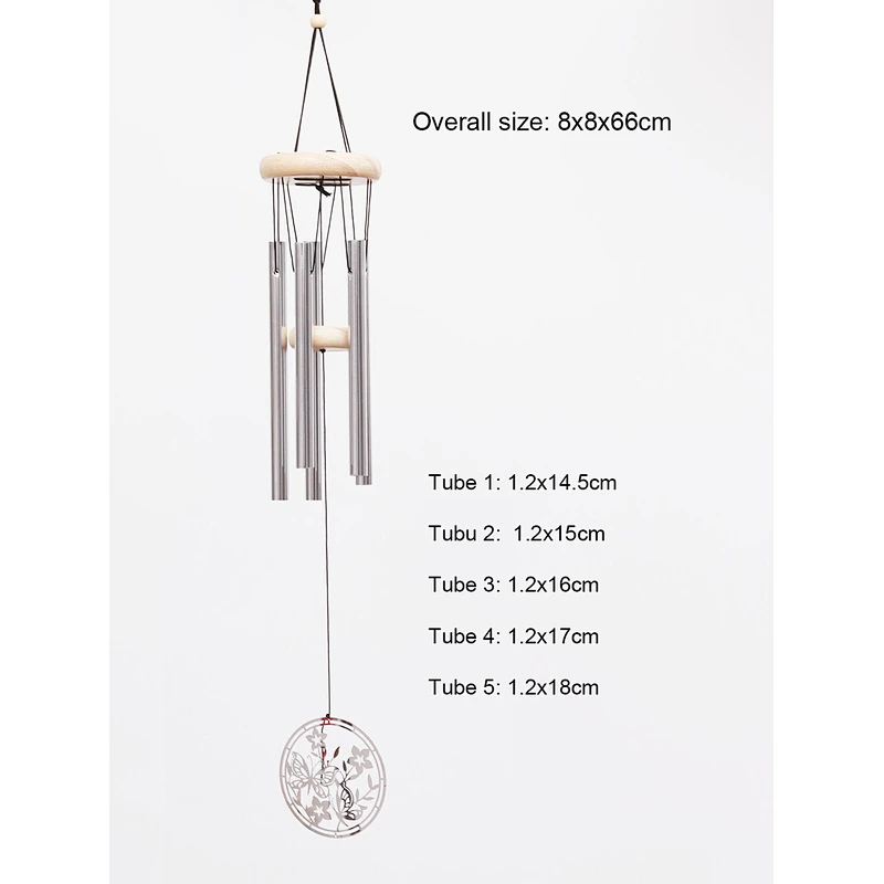 Wind Chime With Spinner