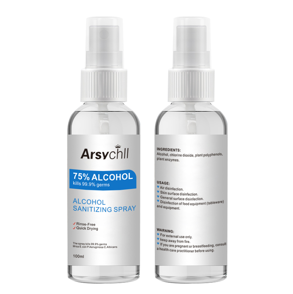 SIRUINI 75% ALCOHOL 500ML HAND SANITIZER SPRAY KILLS 99.9% BACTERIA