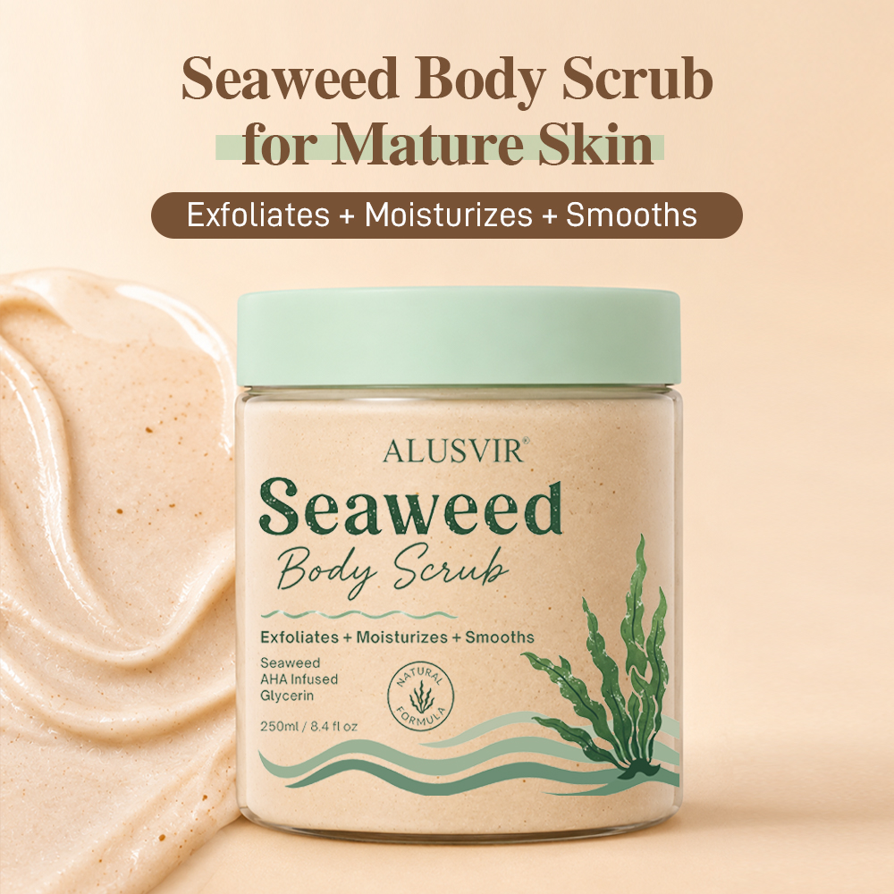 Natural body scrub for Mature Skin