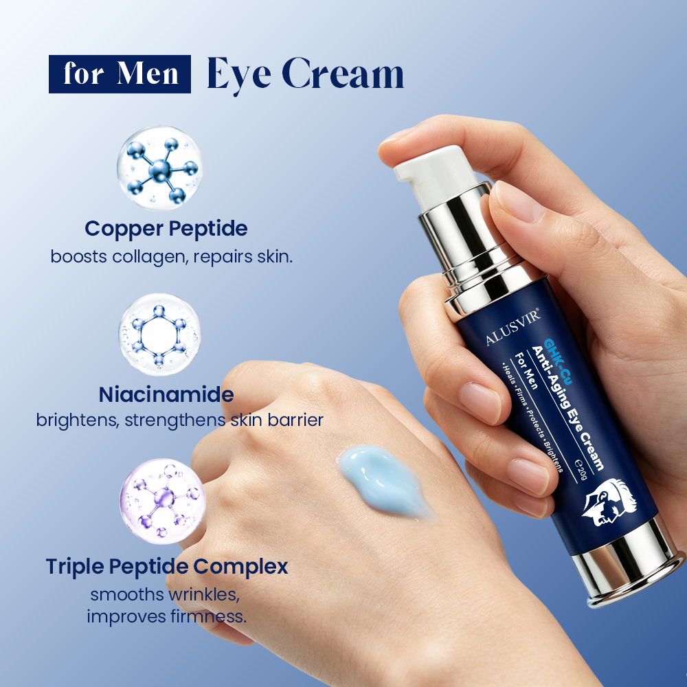 GHK-Cu Blue Copper Peptide Eye Serum for Men