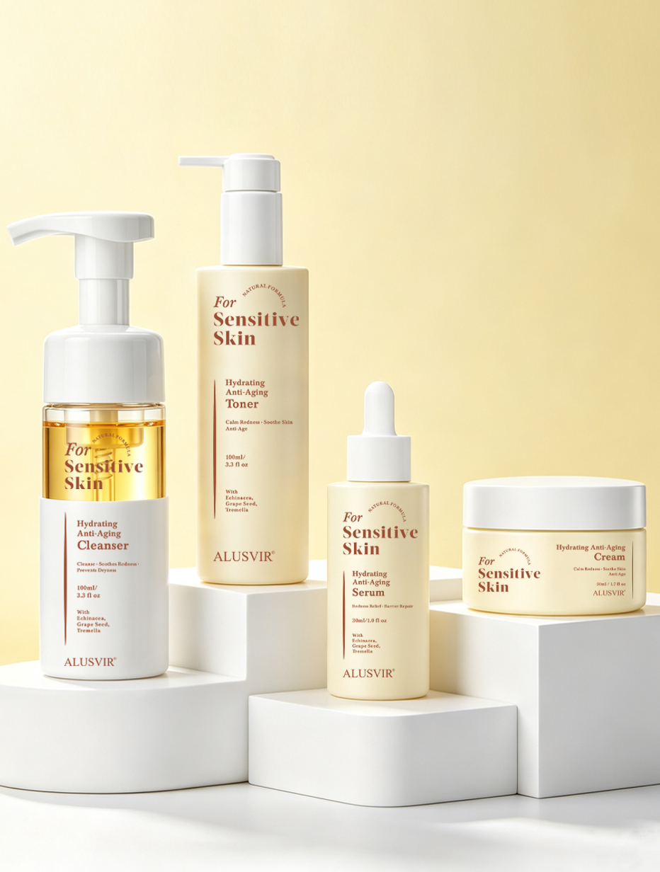 Anti-Aging Skin Care Set For Sensitive Skin