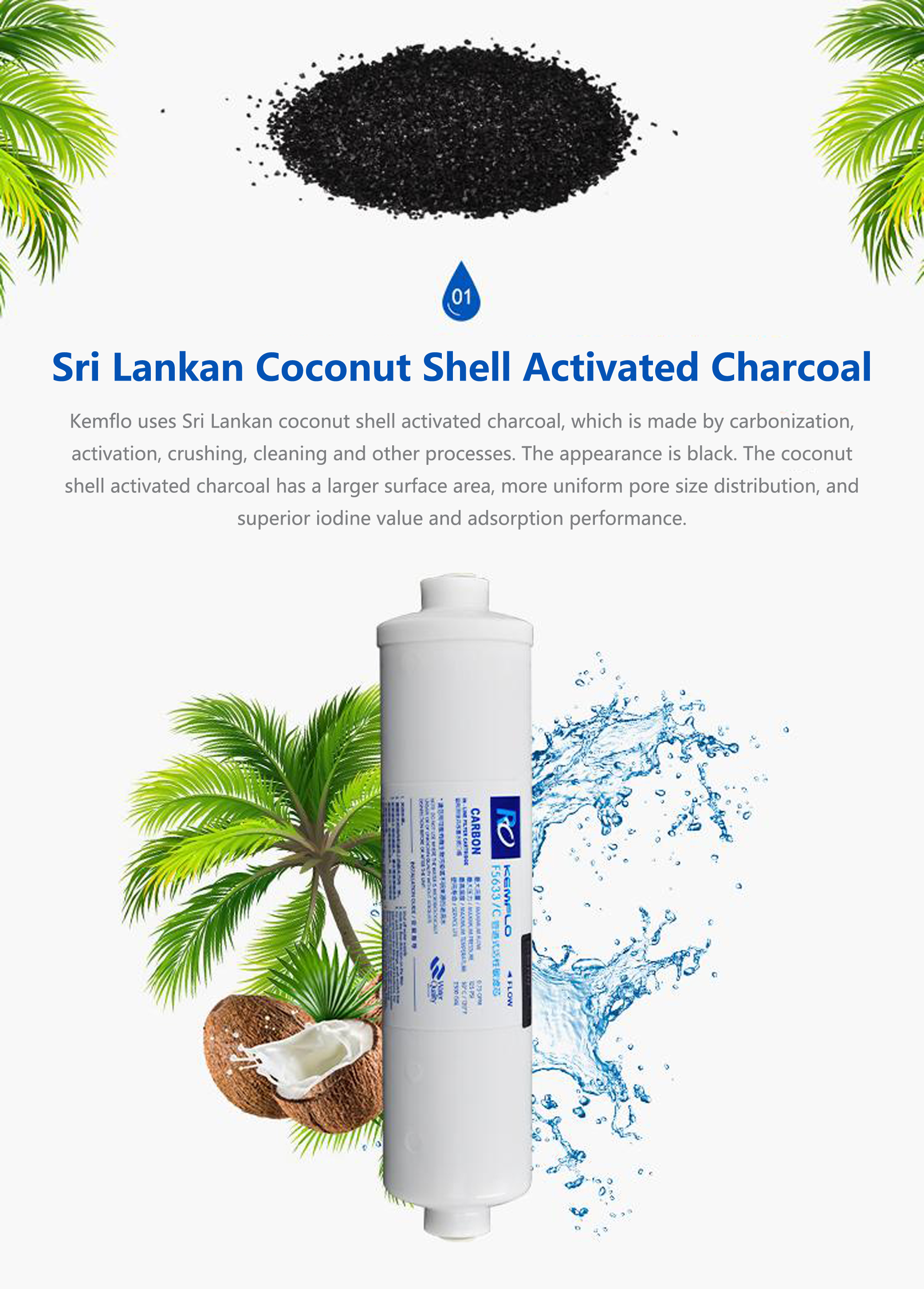 water purifier, activated charcoal post filter, hollow nf membrane