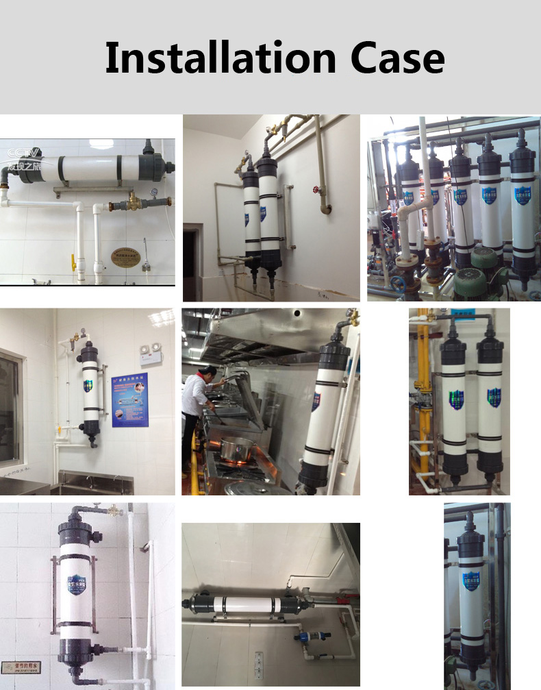 water purifier whole house, hollow nf membrane, non uf non ro water purifier, js8040 whole house water purification