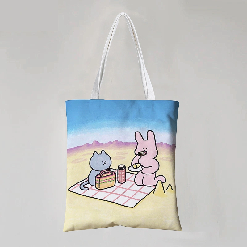Rabbit Cotton Tote Bag