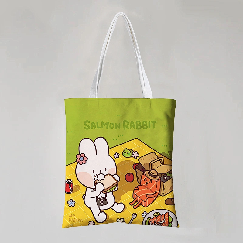 Rabbit Cotton Tote Bag