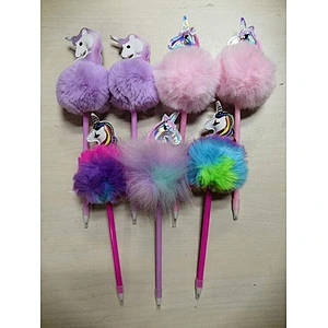 Resin pompom pen