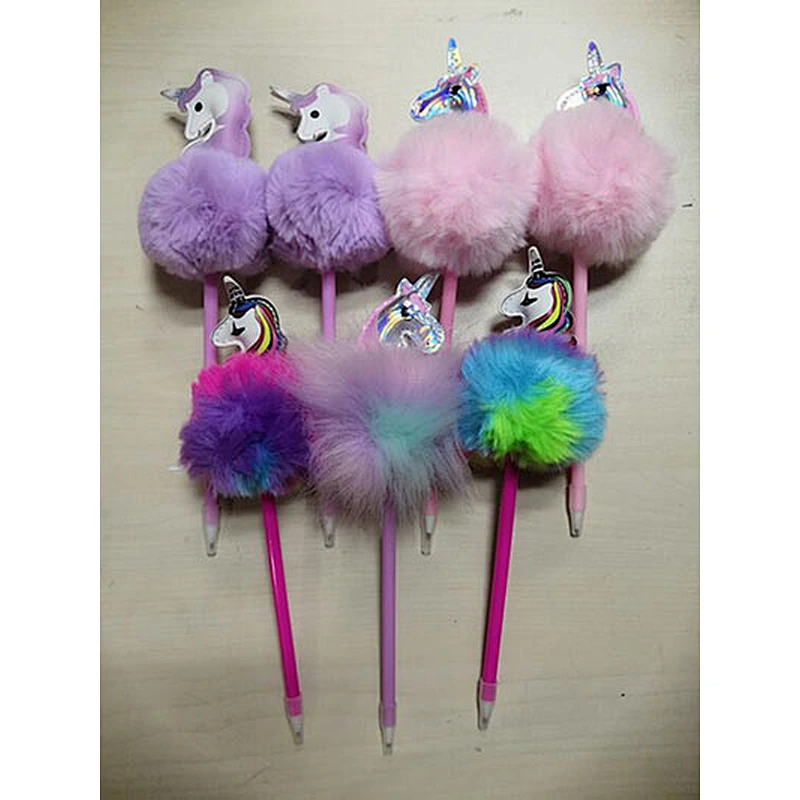 Resin pompom pen