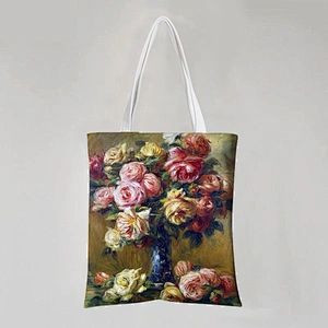 Flower Vase Cotton Bag