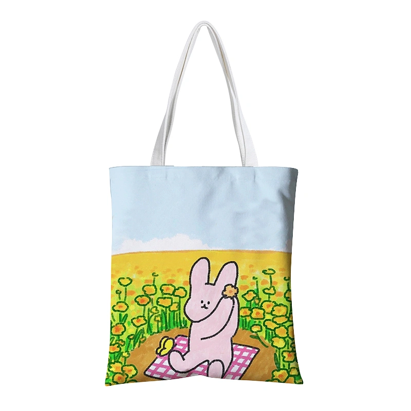 Rabbit Cotton Tote Bag