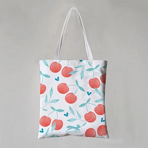 Cartoon Fruit Cotton Bag