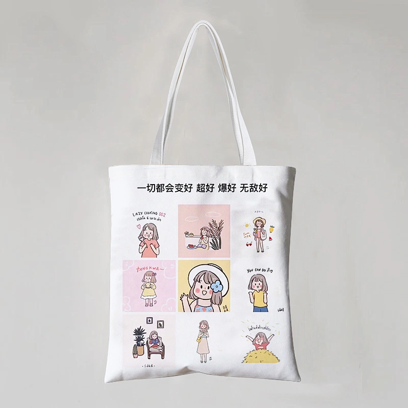Cartoon Printing Stock Cotton Bag