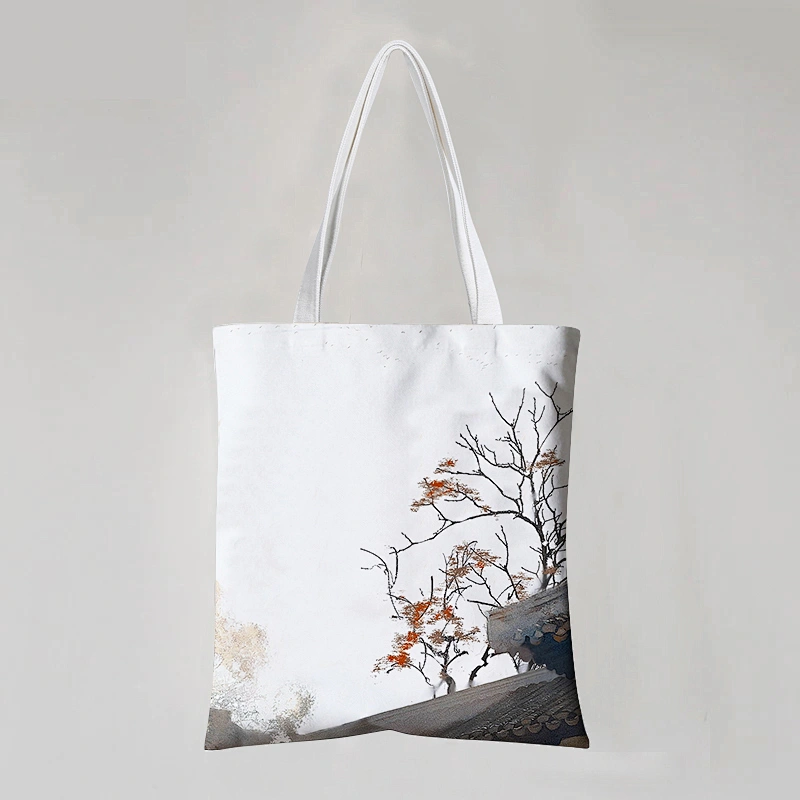 Full Printing In Stock Cotton Tote
