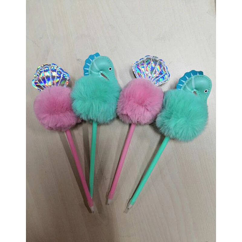 Fruit pompom pen