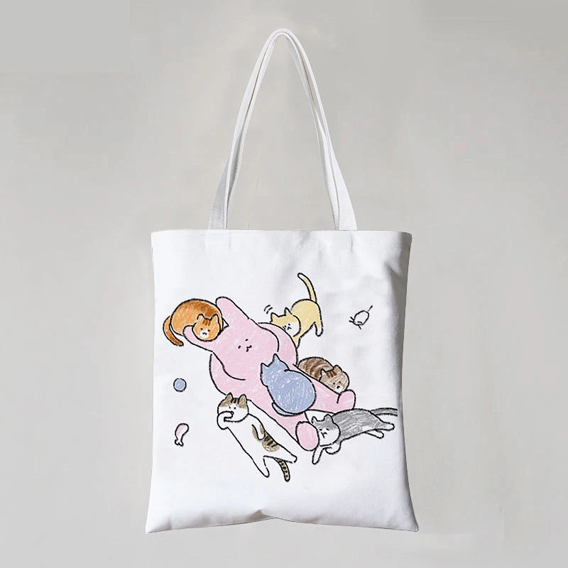 Rabbit Cotton Tote Bag