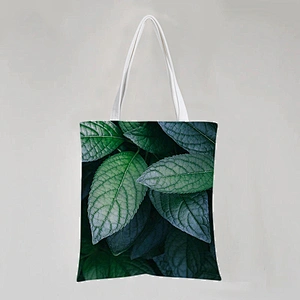 Plants Printed Cotton Bag
